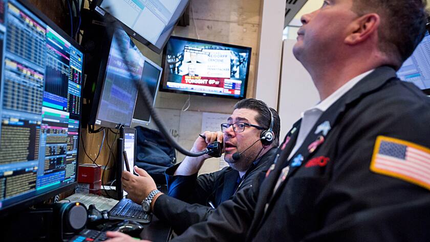 Trader an der Börse in New York.