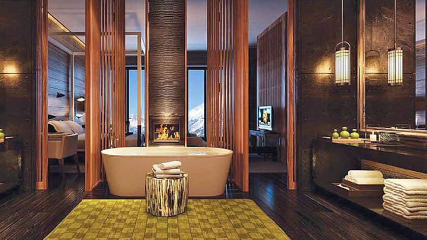 Ein Zimmer im Hotel «The Chedi» von Orascom in Andermatt.