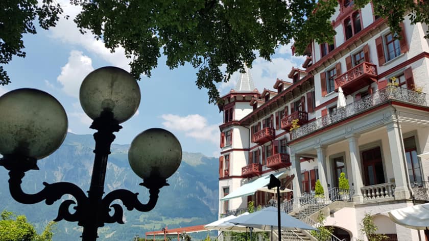 Das historische Hotel Giessbach am Brienzersee.