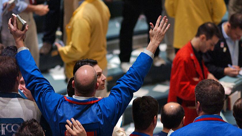 Trader an der Börse in New York.