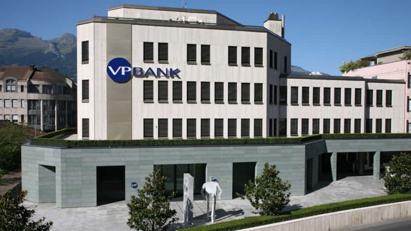 Der Hauptsitz der VP Bank in Vaduz.