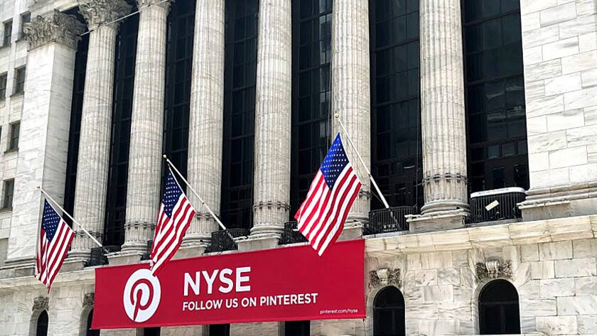 New York Stock Exchange an der Wall Street in Manhattan, New York.
