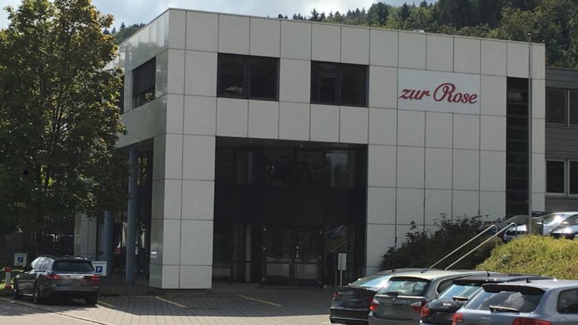 Der Haupsitz der Online-Apotheke Zur Rose in Frauenfeld.
