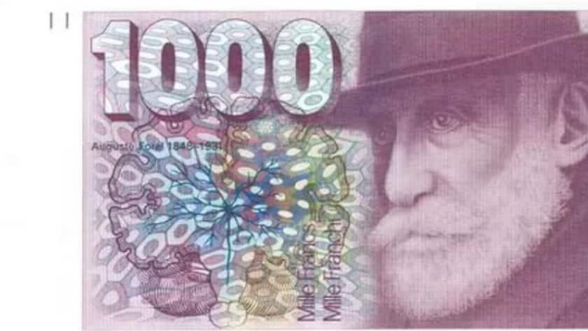 1000er-Note mit Auguste Forel
