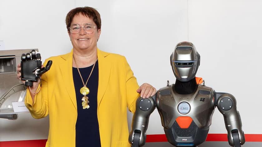 Aktie von EMS Chemie steigt auf 20-Monate-Hoch Magdalena Martullo-Blocher, Chefin von Ems-Chemie, an der Jahresmedienkonferenz der Firma Anfang Februar 2026 in Zürich.