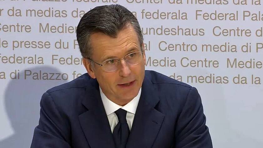 Philipp Hildebrand bei seiner Vorstellung als Kandidat zum OECD-Generalsekretär am 28. Oktober 2020 in Bern.