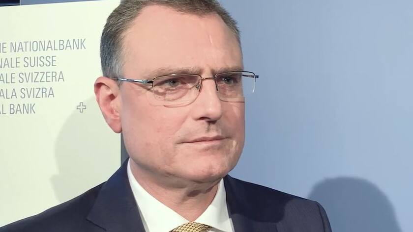 Thomas Jordan, Direktoriumspräsident der Schweizerischen Nationalbank, in einem Video-Interview im Dezember 2023.