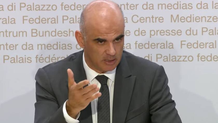 Bundesrat Alain Berset informiert am 17. September die Bundeshausmedien über die Corona-Lage in der Schweiz.