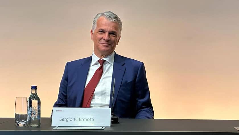 Sergio Ermotti am Tag der Ernennung zum CEO der UBS Ende März 2023 in Zürich.