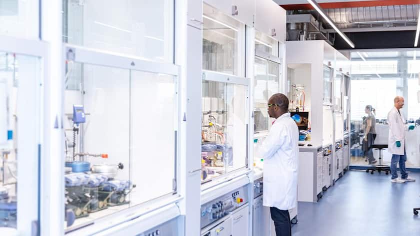 Forschungslabor von Novartis in Basel (2025).