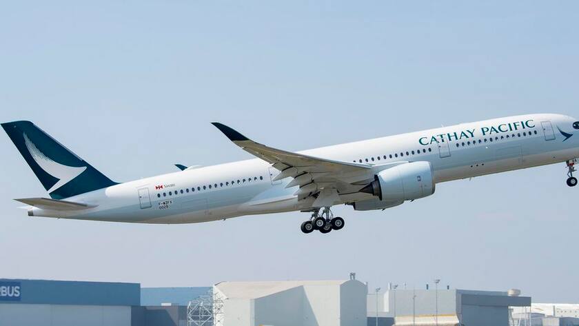 A350-Langstreckenjet von Cathay Pacific.