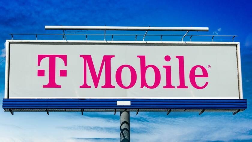 Werbetafel von T-Mobile in den USA (2023).