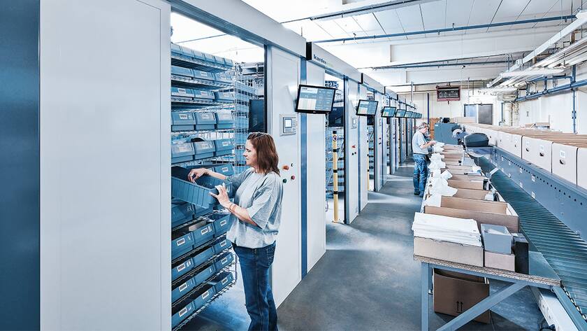 Ein Intralogistik-System aus dem Hause Kardex.