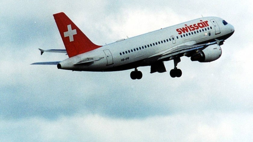 Flugzeug der untergegangenen Swissair (Aufnahme aus dem Jahr 1999).
