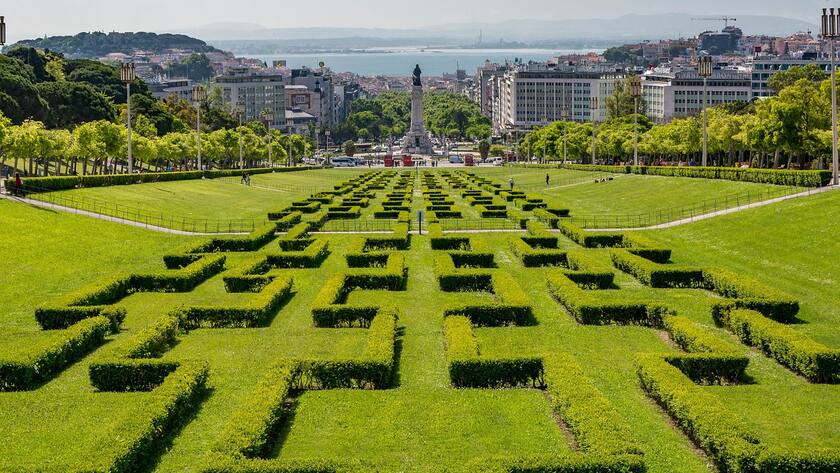 Blick auf die portugiesiesche Hauptstadt Lissabon.