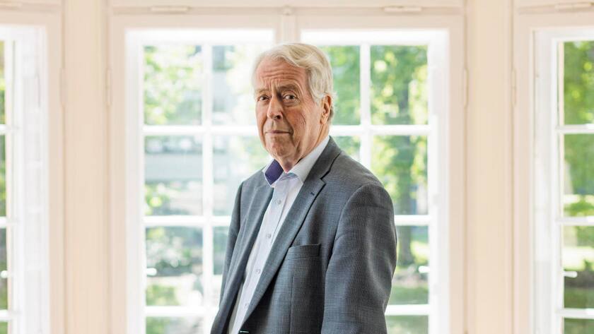 Martin Hellwig, Ehemaliger Direktor am Max-Planck-Institut zur Erforschung von Gemeinschaftsguetern, Bonn 03 May 2023. ||Â (c) Christoph Papsch - www.christoph-papsch.de