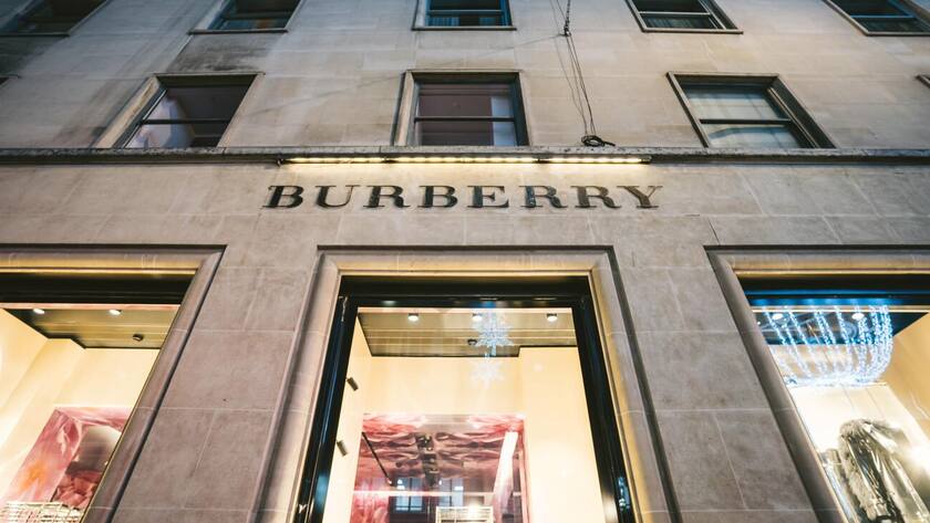 Shop von Burberry in London.