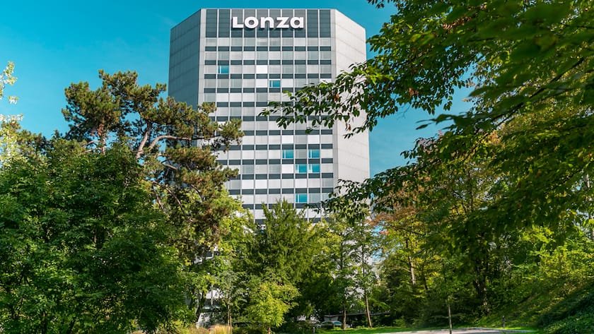Das Lonza-Hochhaus in Basel.