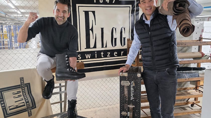 <p>Die Kybun-Chefs Claudio Minder und Karl Müller wollen die Marke jetzt wiederbeleben.</p>