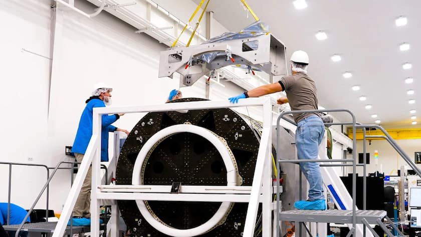 Satelliten-Montage bei AST SpaceMobile in texanischen Midland, USA (2026).