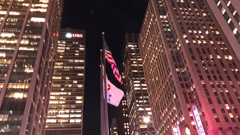 Niederlassung der UBS in Manhattan, New York (2024).