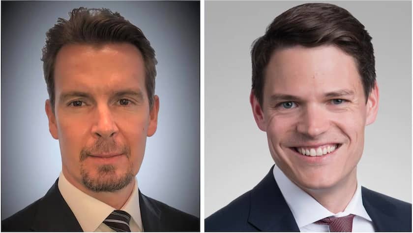 Sehen für die Versicherungsindustrie viel Potenzial im Anlageuniversum: Olivier Van Eyseren und Sandro Krättli.