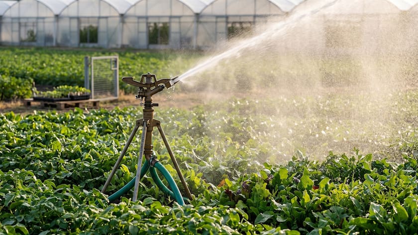 Wassersprenger Bewässerung Garten Gemüse