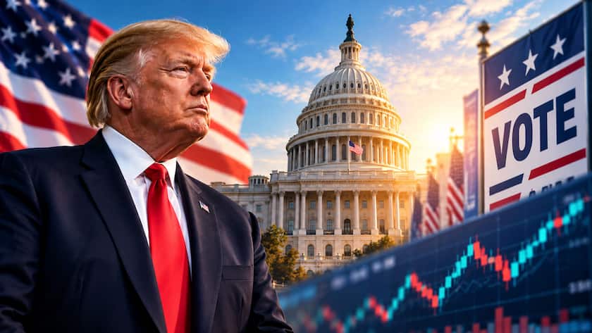 Die US-Midterms 2026 und ihre möglichen Auswirkungen auf die Finanzmärkte. Quelle: KI-generiert/OpenAI
