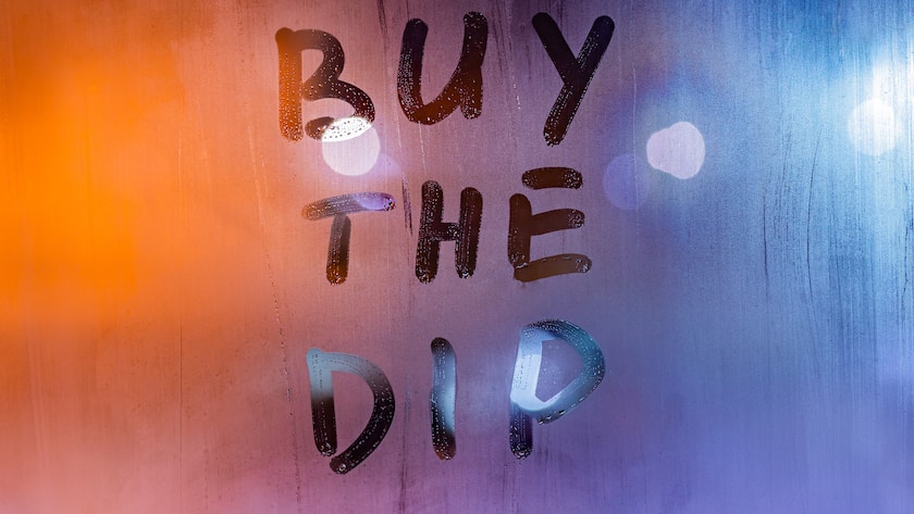Der Spruch «buy the dip» bezieht sich auf den Aktienkauf bei Marktrückschlägen. Eine erfolgreiche Strategie seit der Finanzkrise.