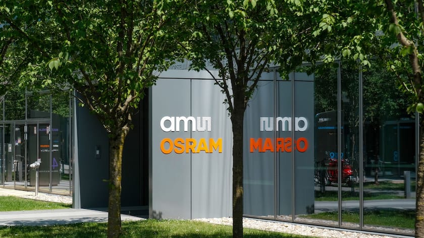 Co-Headquarters von Ams Osram in München.