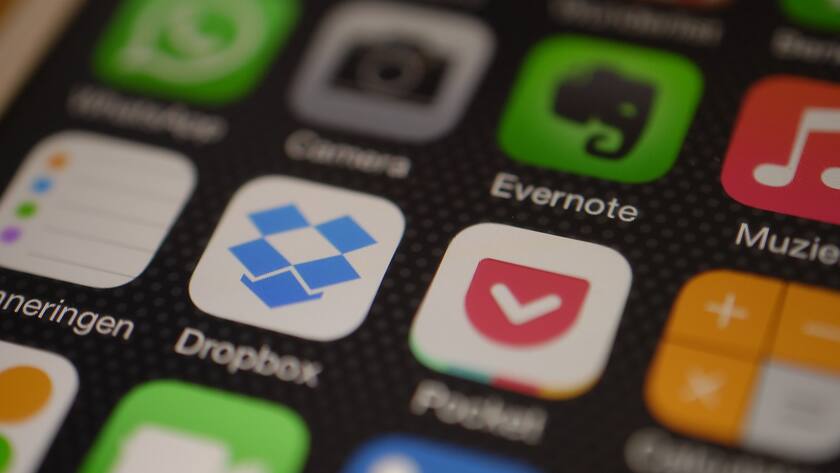 Die Dropbox-App dient zum Speichern von Dateien.