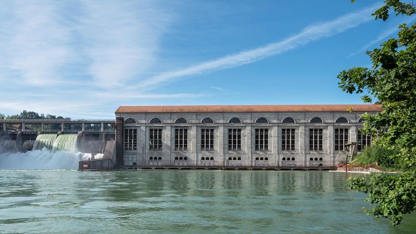 Wasserkraftwerk Mühleberg von BKW.