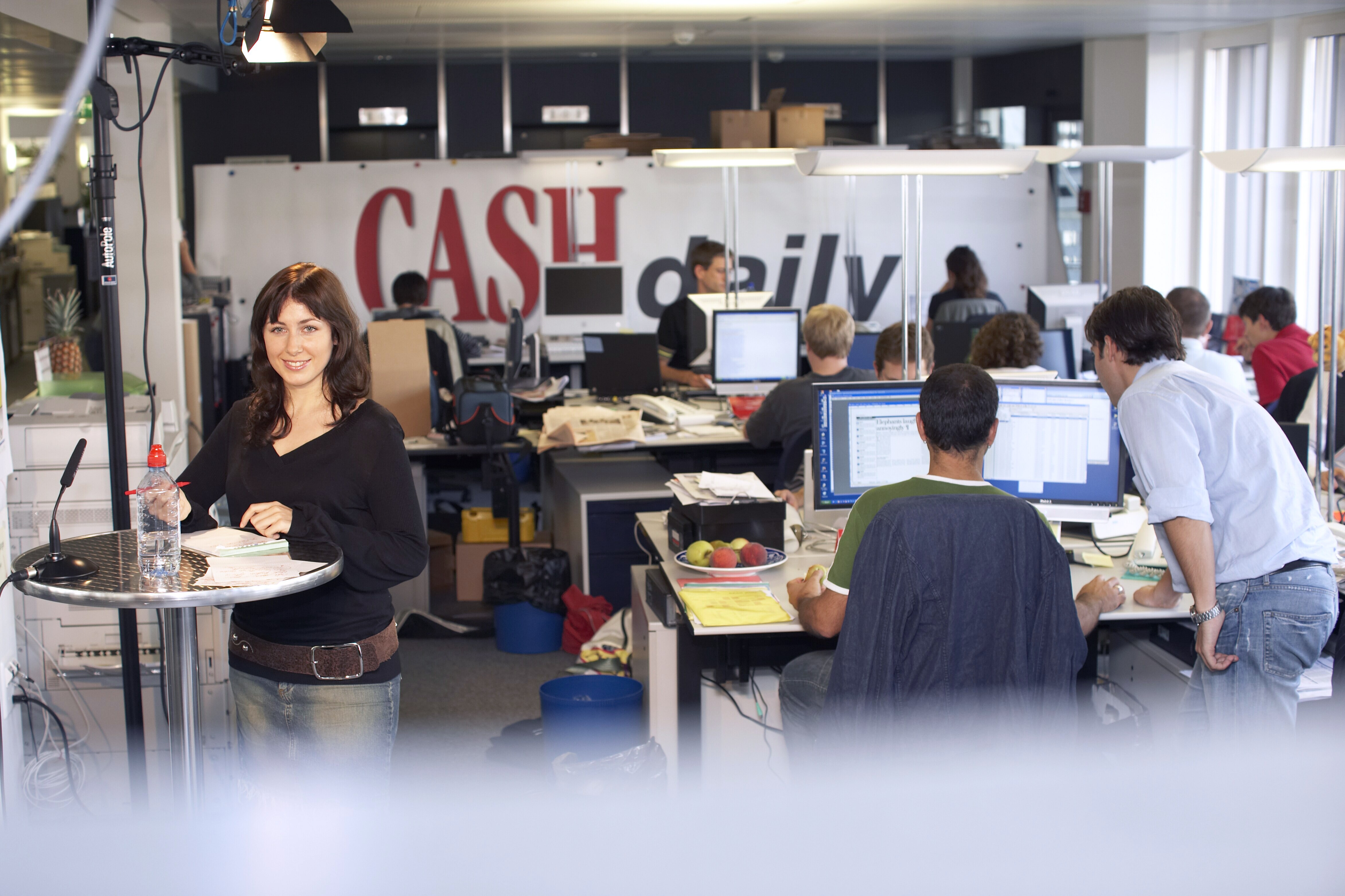 Die CASH daily Redaktion an der Dufourstrasse 23
