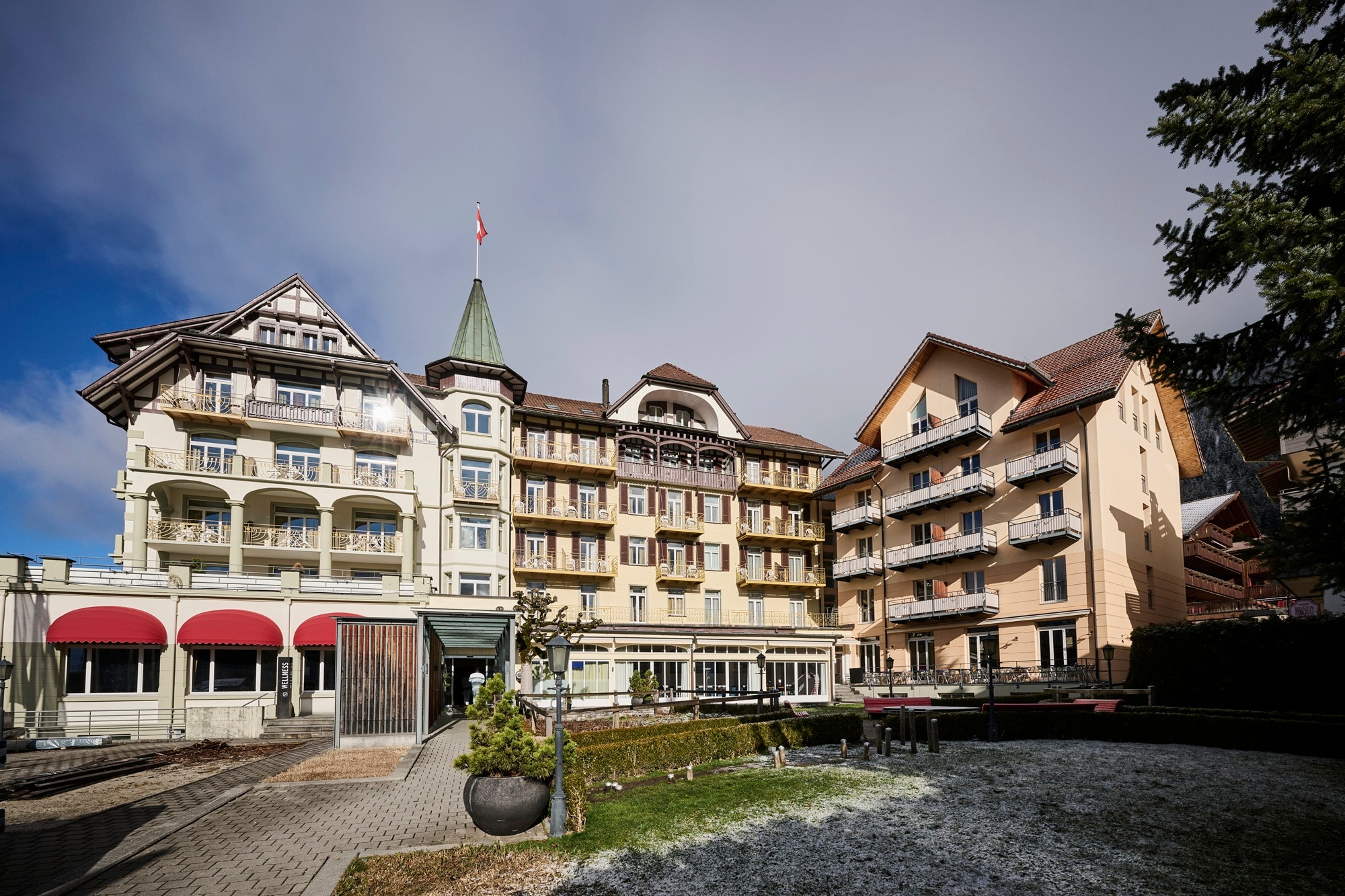 Hotel mit Starfaktor: Im Victoria Lauberhorn steigen während der Rennen in Wengen gerne mal die Schweizer Skistars ab.
