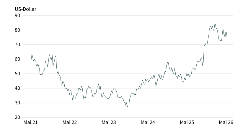 Grafik 5: Wertentwicklung General Motors