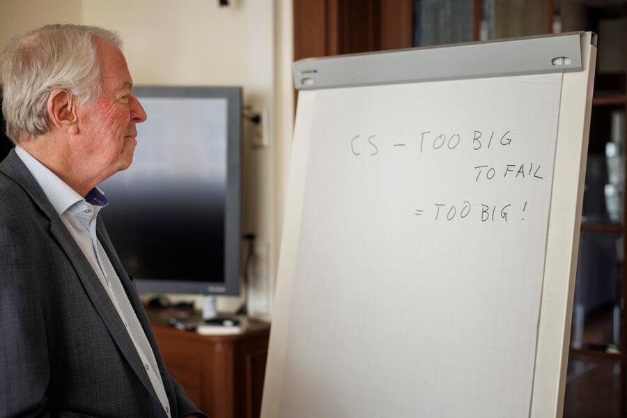 Martin Hellwig, Ehemaliger Direktor am Max-Planck-Institut zur Erforschung von Gemeinschaftsguetern, Bonn 03 May 2023. ||Â (c) Christoph Papsch - www.christoph-papsch.de