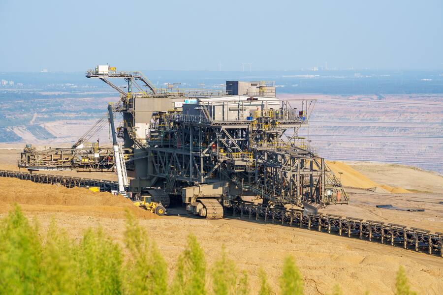 Braunkohletagebau in Hambach (NRW).