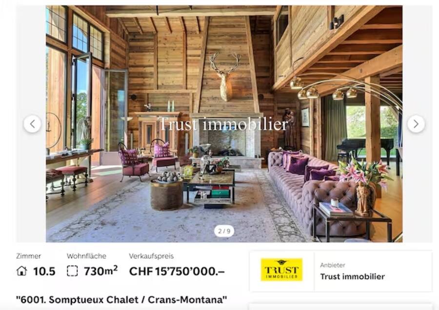 Bildschirmaufnahme eines Inserat auf ImmoScout24.